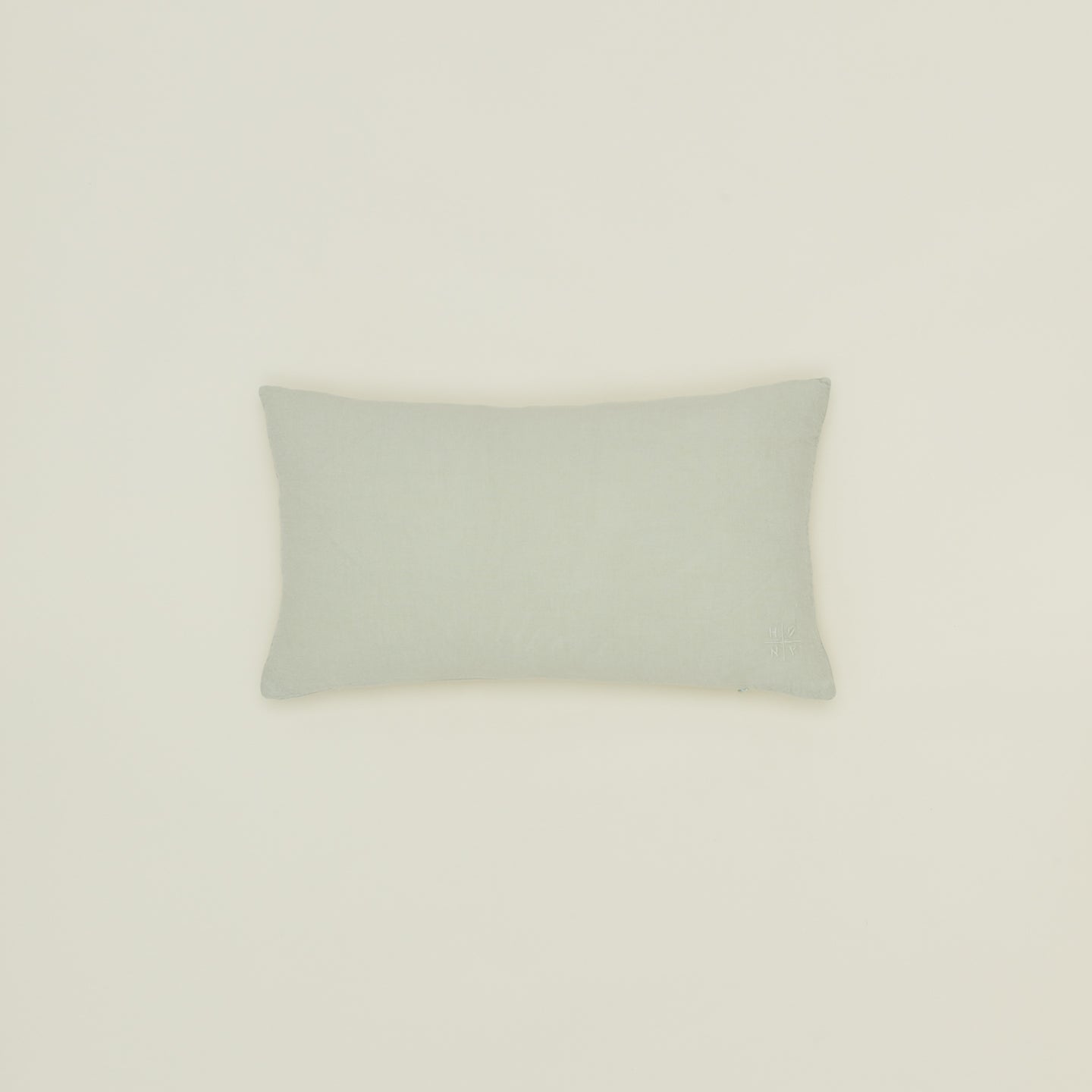 Simple linen pillow in sage