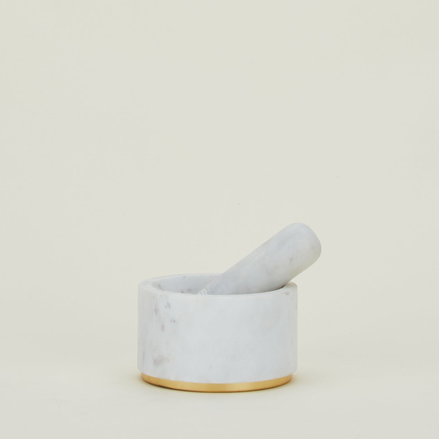 Simple Marble Mortar and Pestle