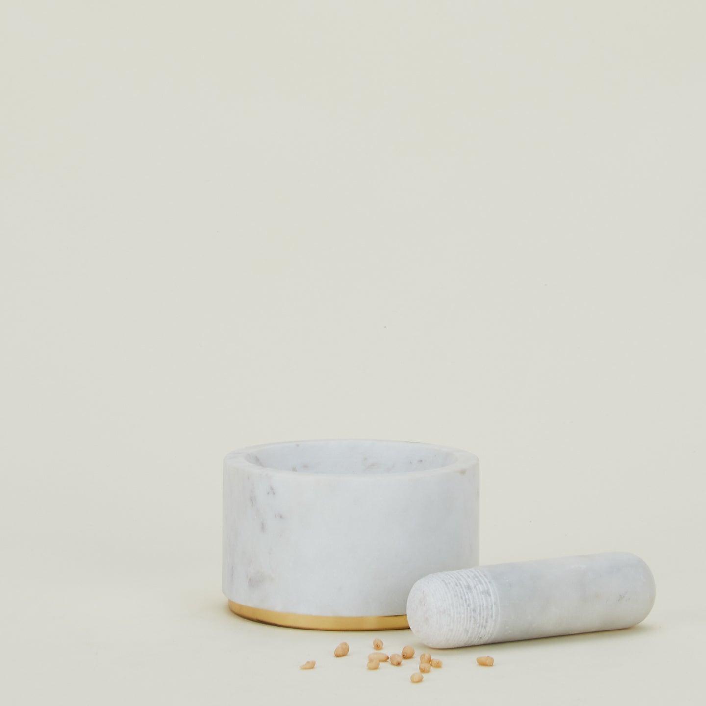 Simple Marble Mortar and Pestle