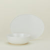 Simple Porcelain Serveware, 2 Piece Set