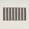 Simple Striped Terry Bath Mat - Light Grey/Dark Grey