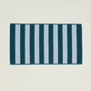 Simple Striped Terry Bath Mat - Sky/Peacock