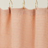 Simple Waffle Shower Curtain - Blush