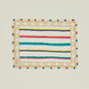 Block Printed Quilted Placemat - Block Printed Multi Stripe