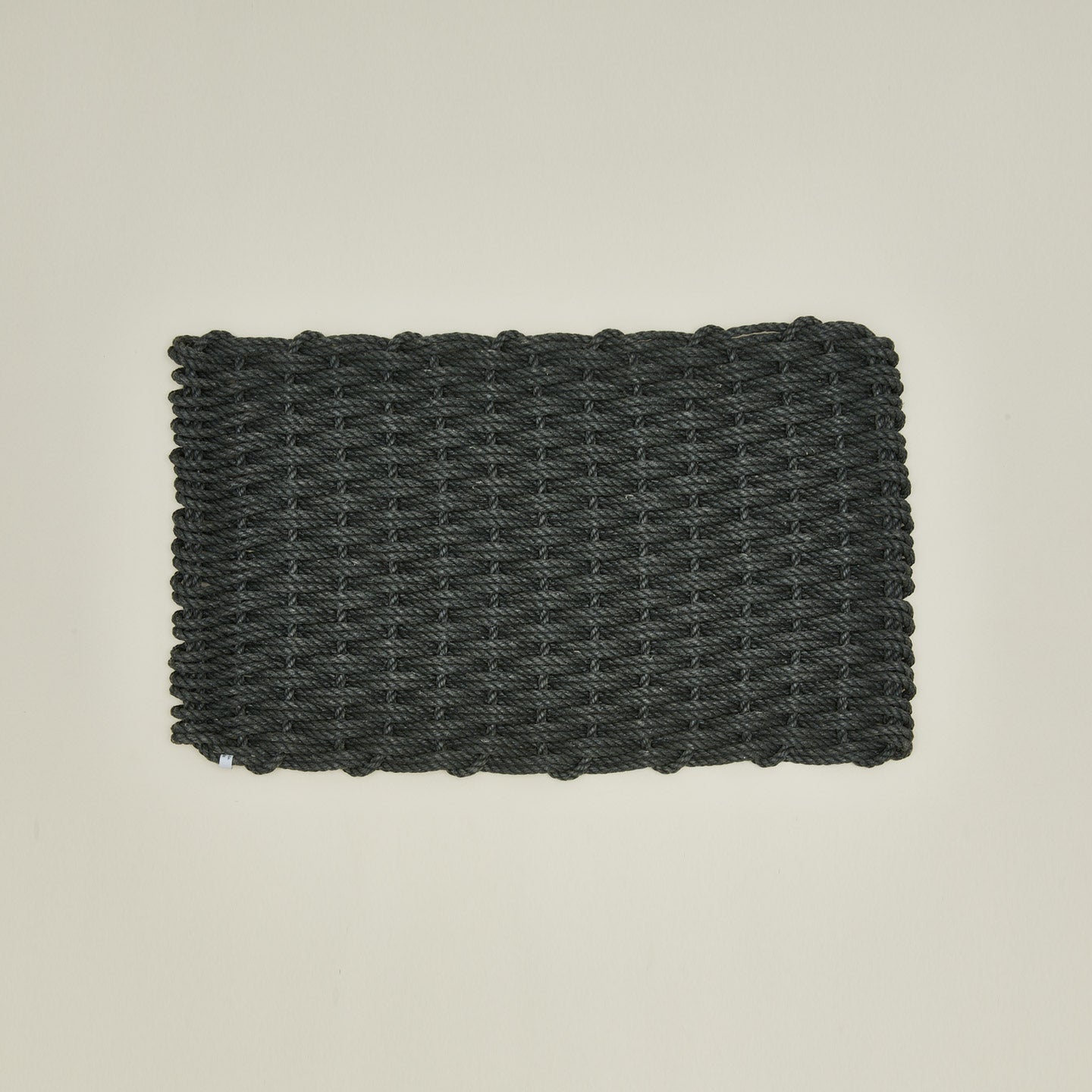 Woven doormat in blue spruce