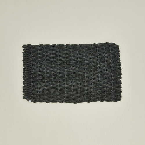 Woven doormat in blue spruce