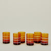 Twiddle Tumbler, Set of 6 - Amber