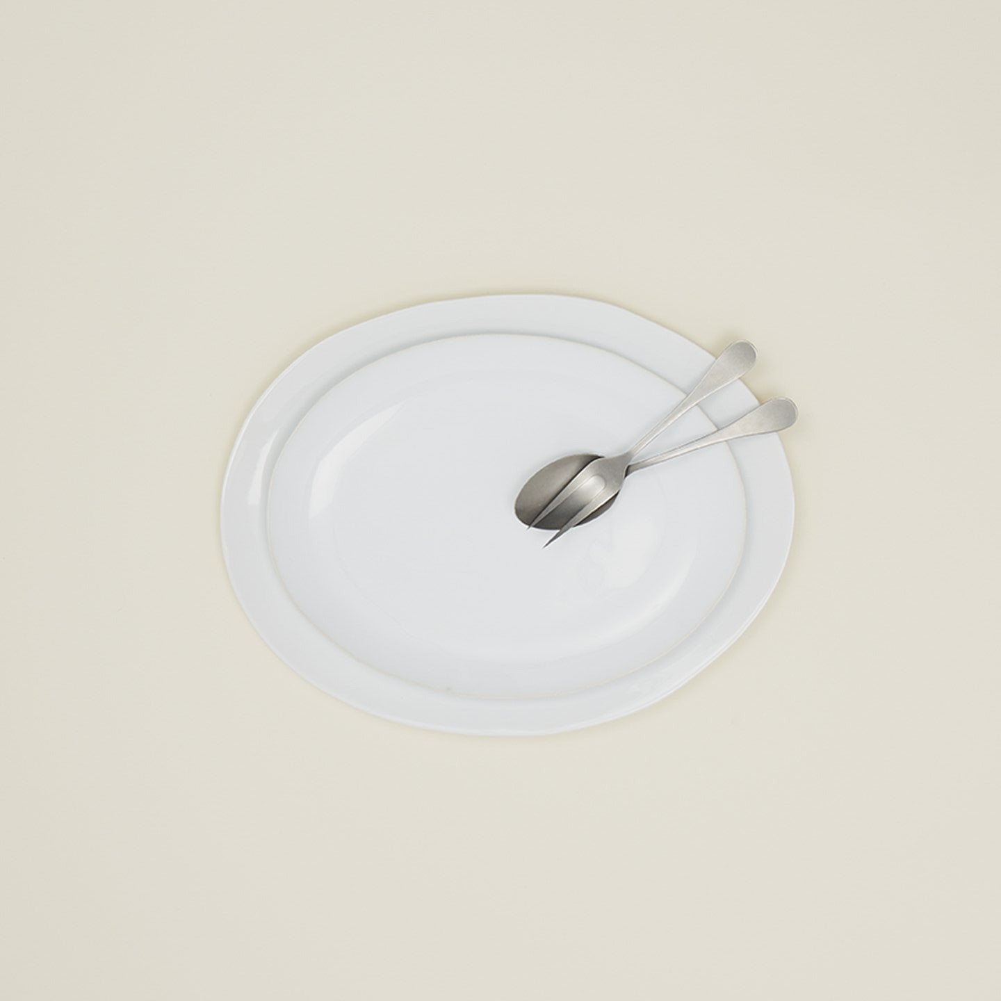Organic Serving Platter - White