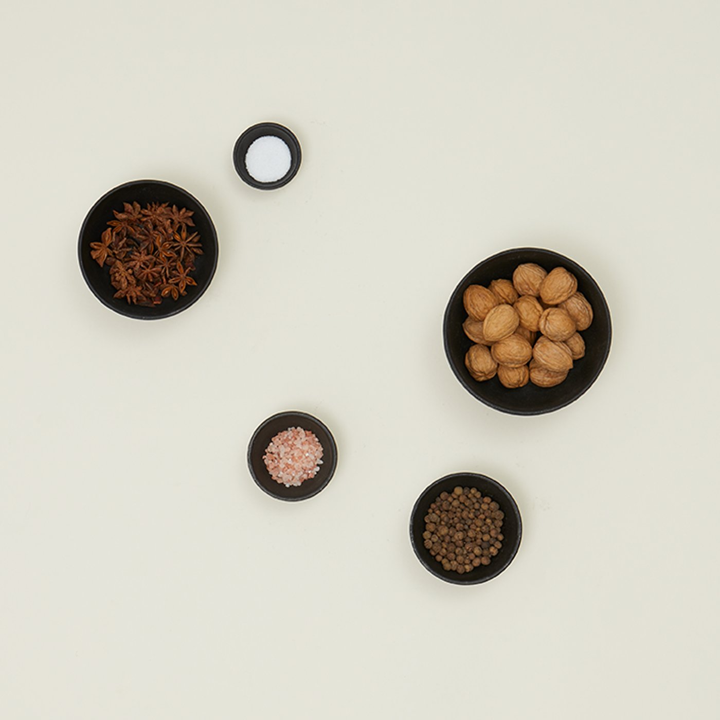 Cast Iron Bowl Set, Set of 5