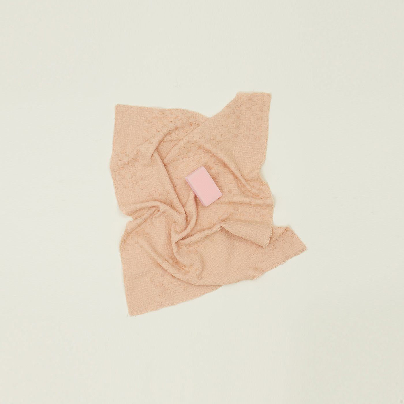 Dobby Weave Dish Towel - Blush