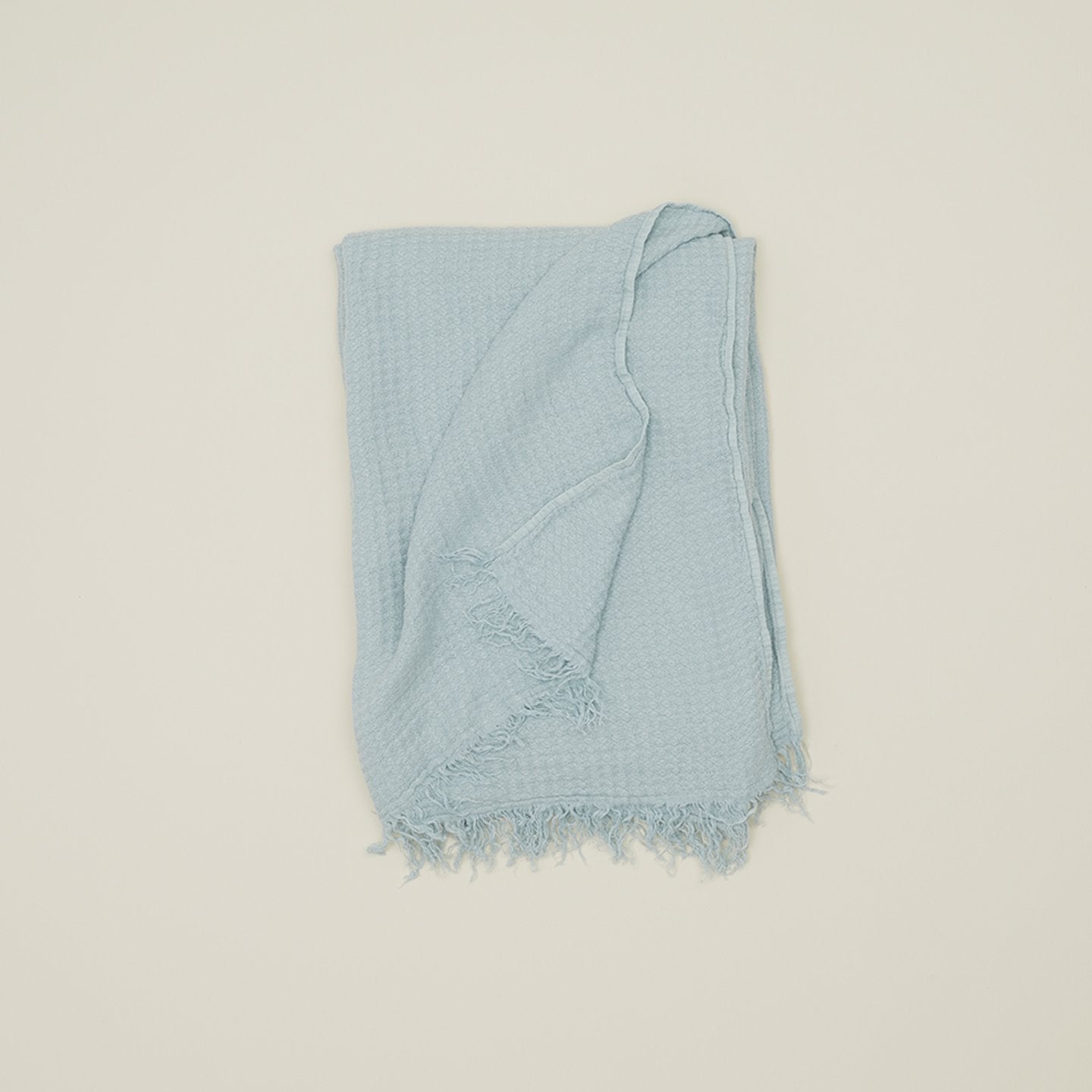Simple Linen Throw - Sky