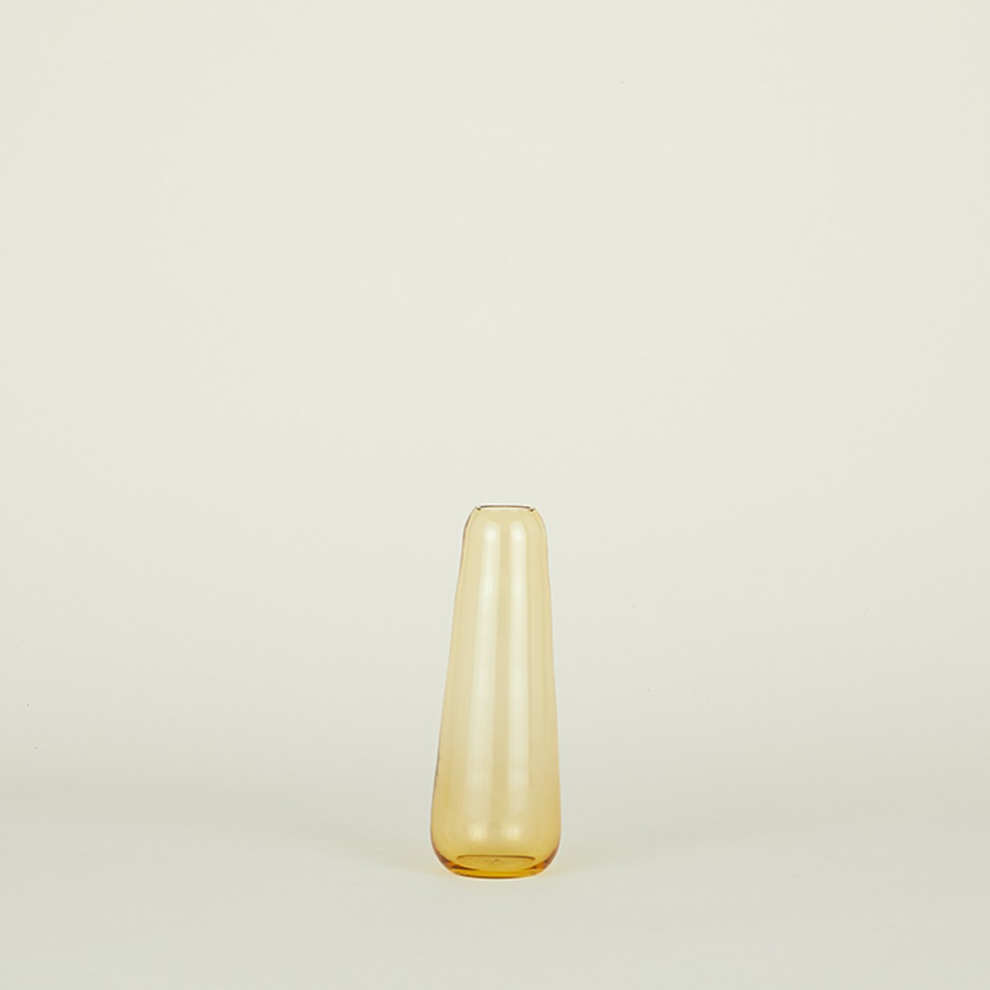 Aurora Slim Drop Vase - Amber