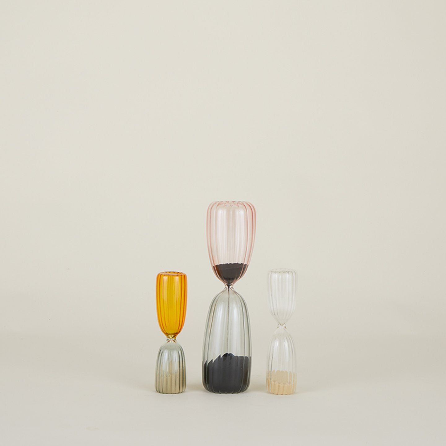 Glass 5 Minute Timer - Clear/Natural