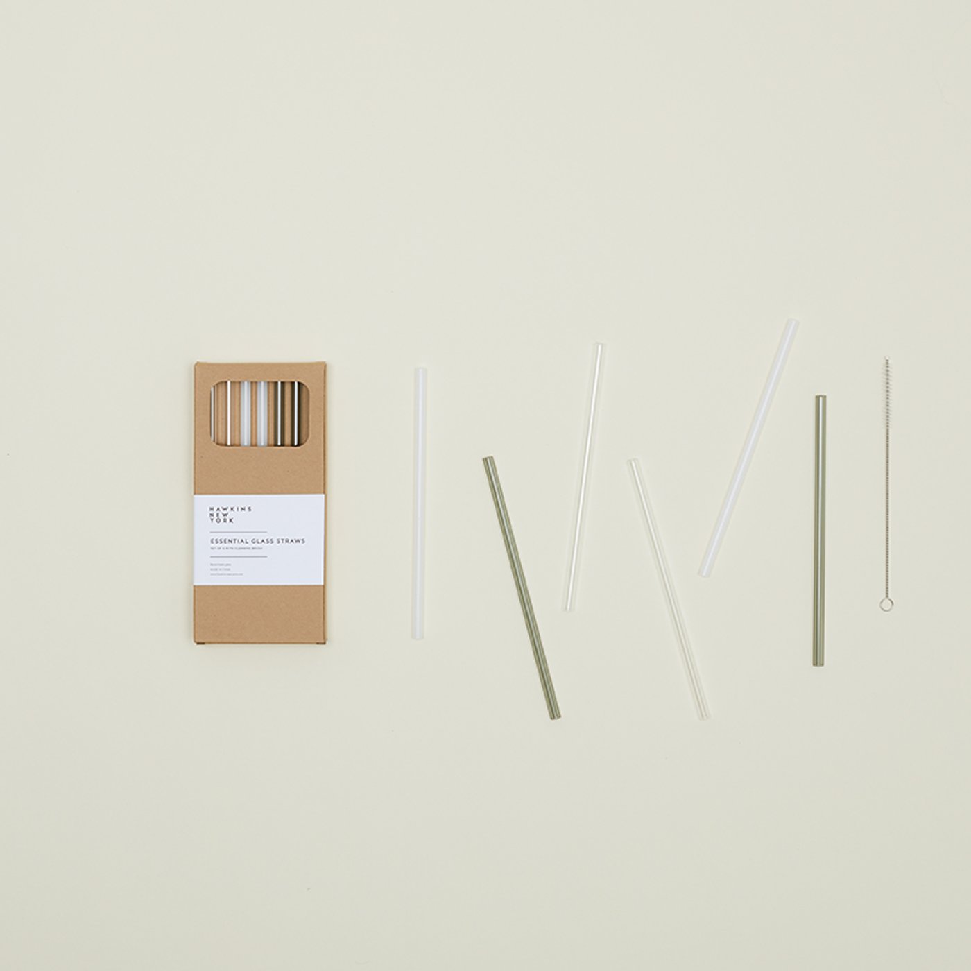 Essential Glass Straws - Neutral