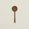 Hand Carved Walnut Large Round Spoon
