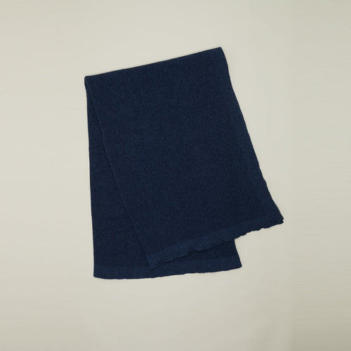 Simple Knit Oversized Throw - Navy
