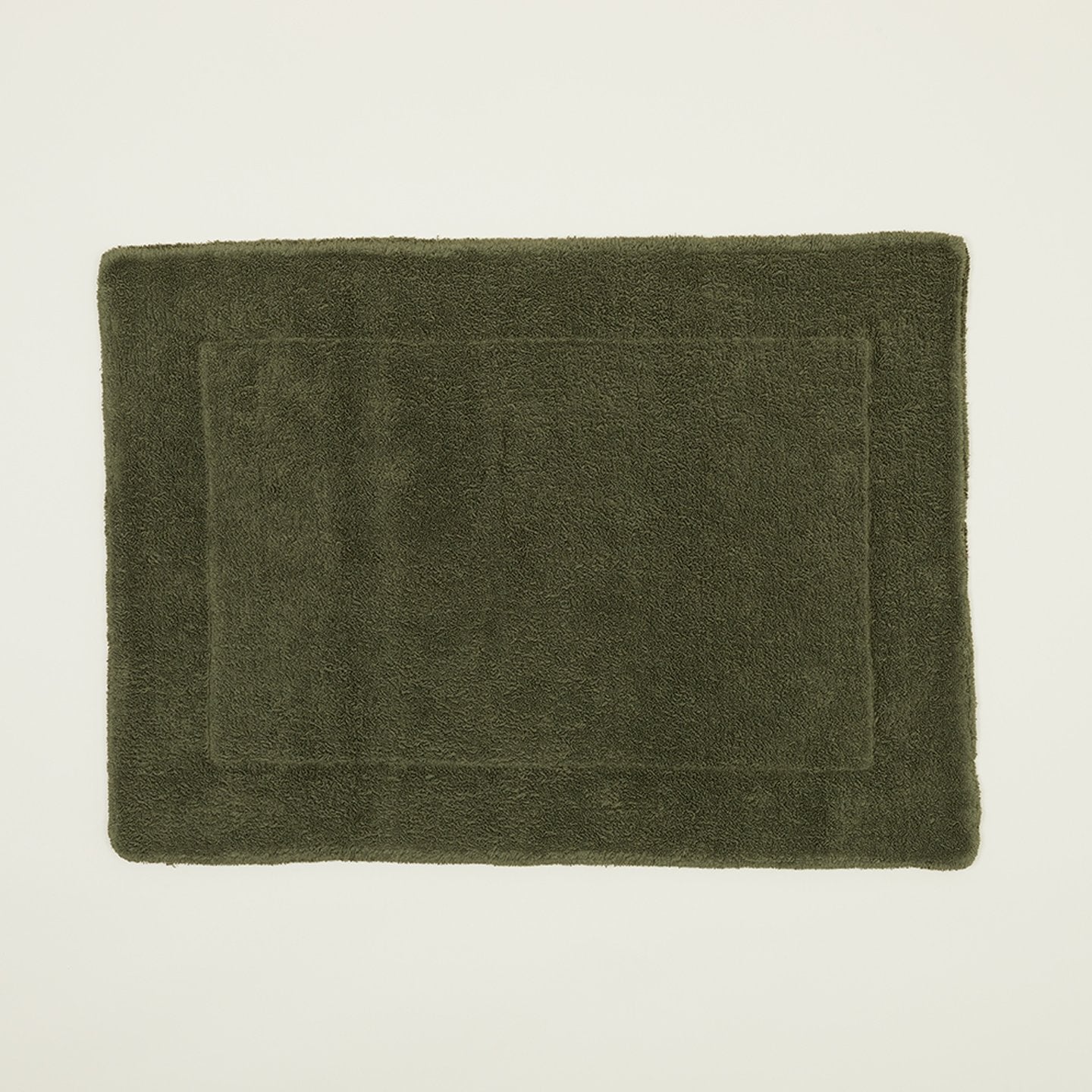 Simple Terry Bath Mat - Olive