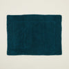 Simple Terry Bath Mat - Peacock