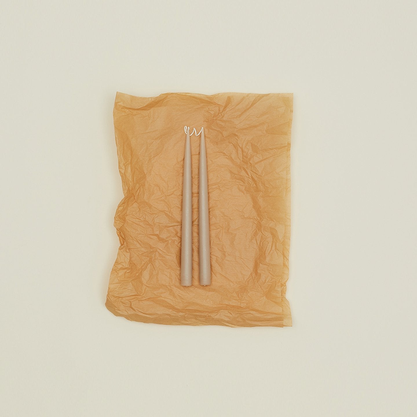 Hand Dipped Taper Set - Taupe