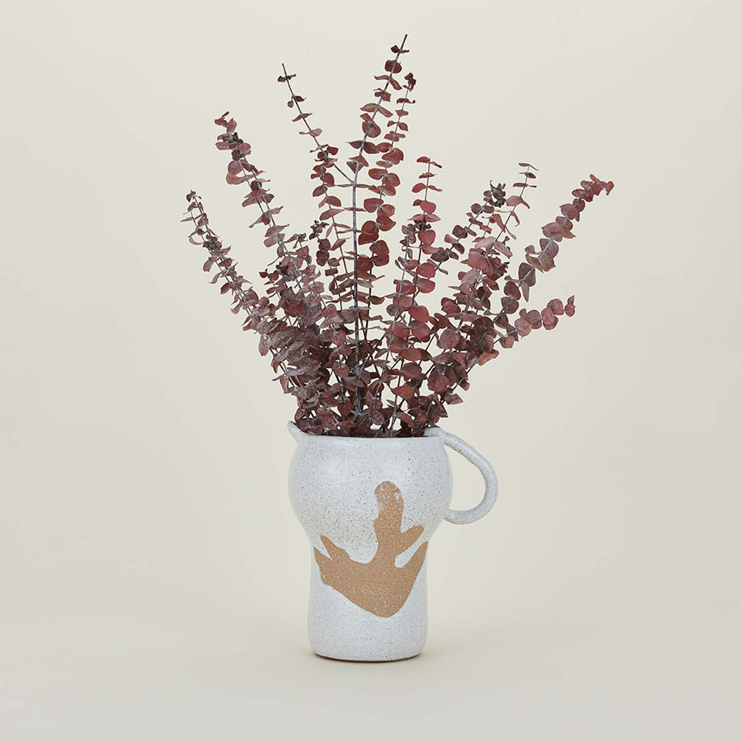 Wax Resist Terracotta Vase