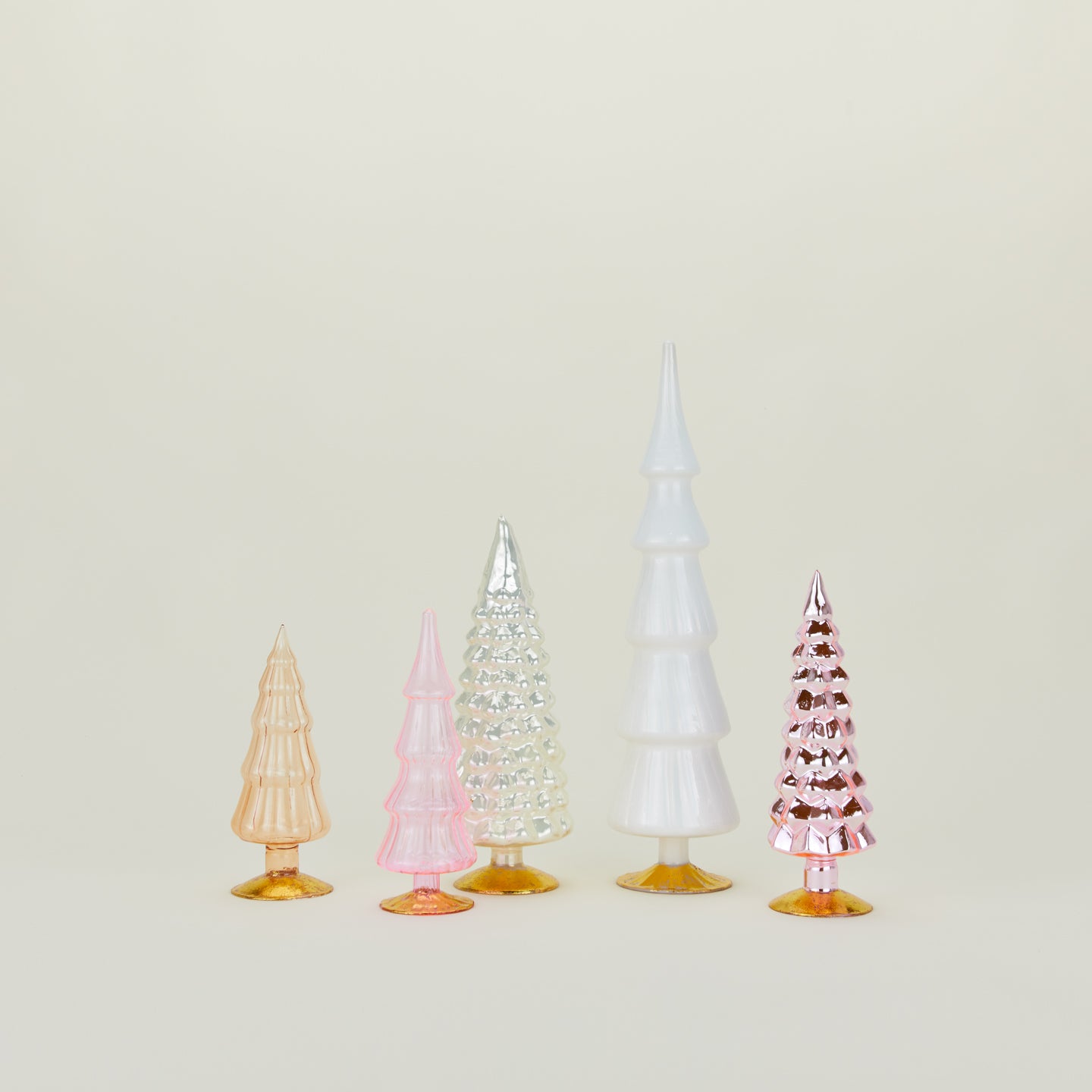 Hue Trees, Set of 5 - Blush