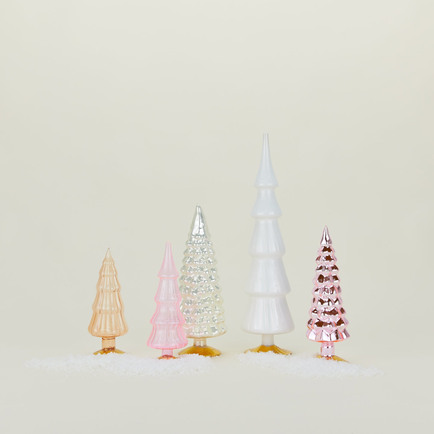 Hue Trees, Set of 5 - Blush