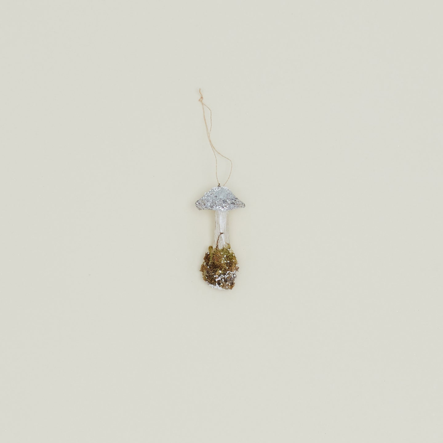 Enchanted Toadstool Ornament - Silver