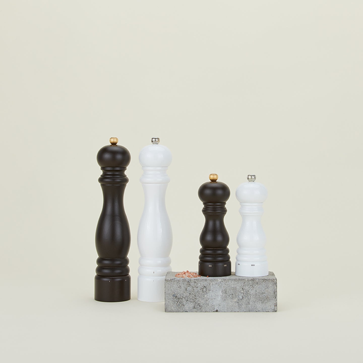Classic Salt & Pepper Mill - Black and White