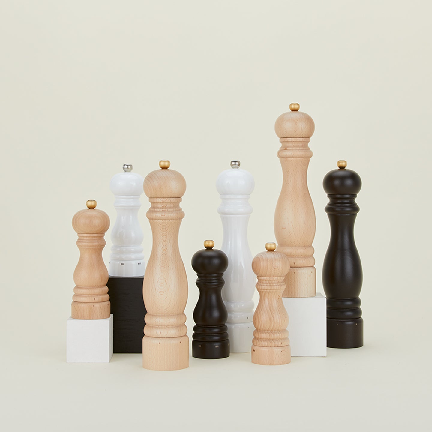 Classic Salt & Pepper Mill - Black and White