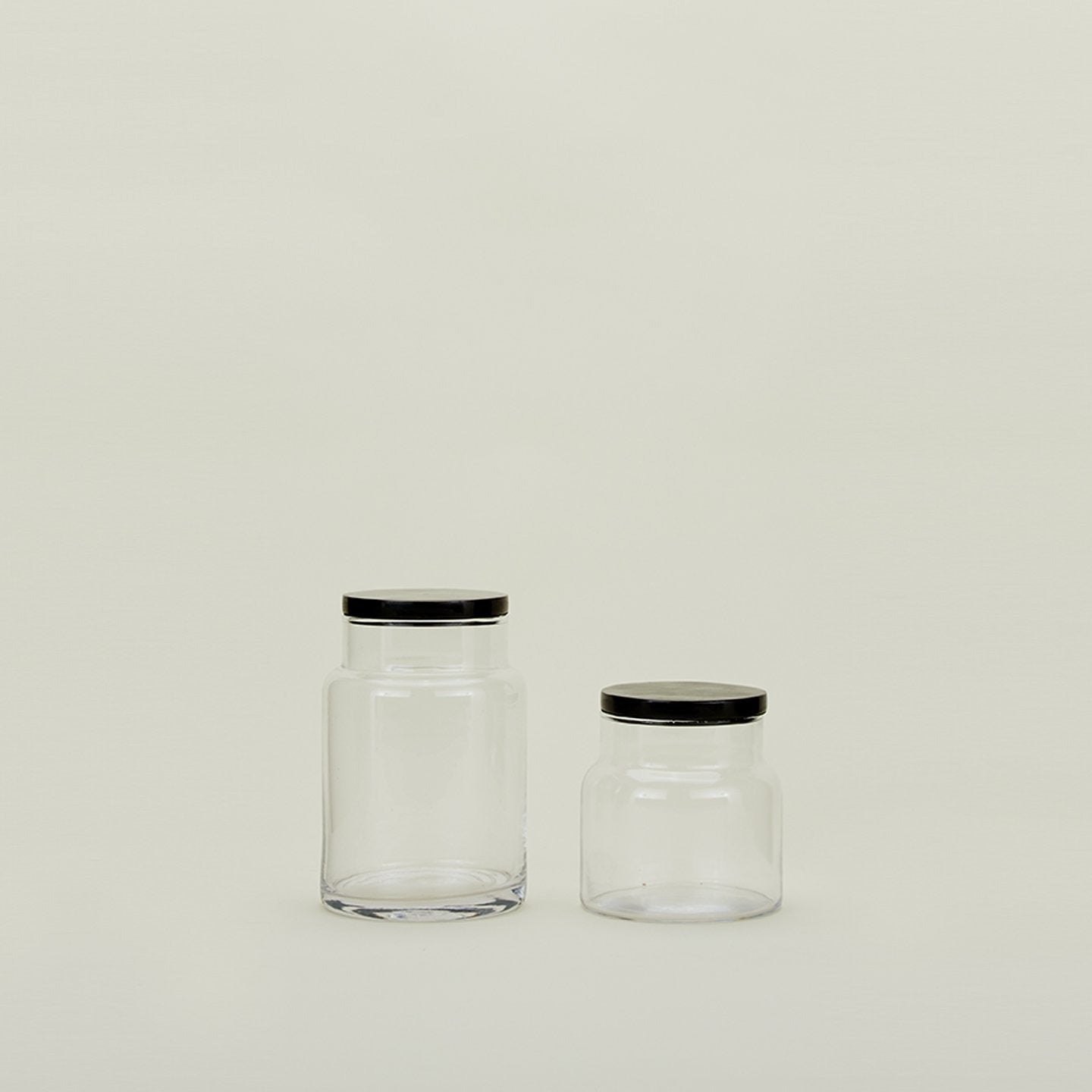 Glass Jar with Marble Lid