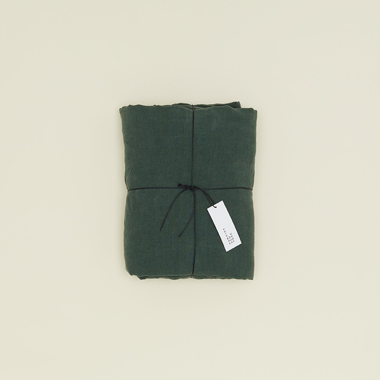 Simple Linen Duvet - Pine