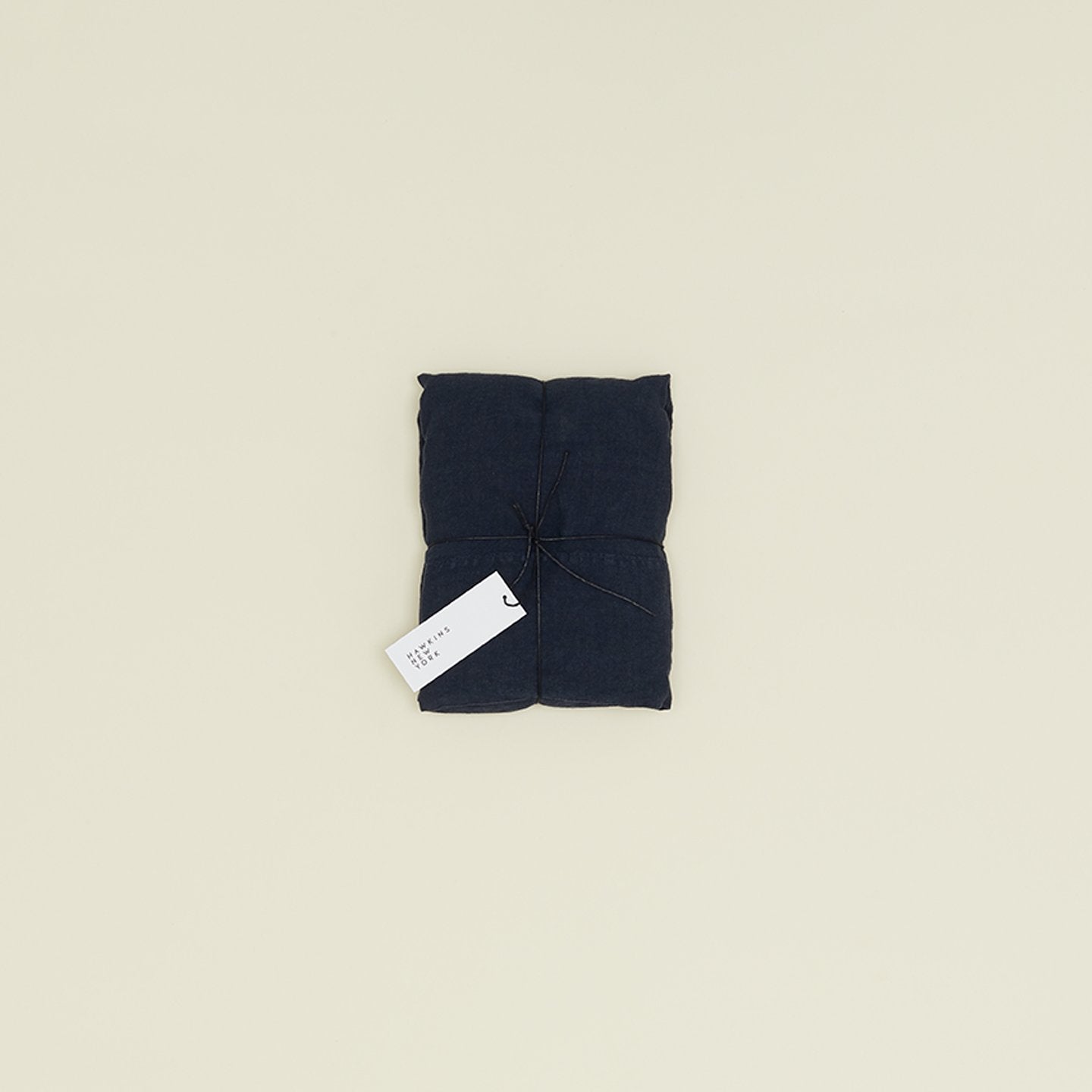 Simple Linen Pillowcases - Navy