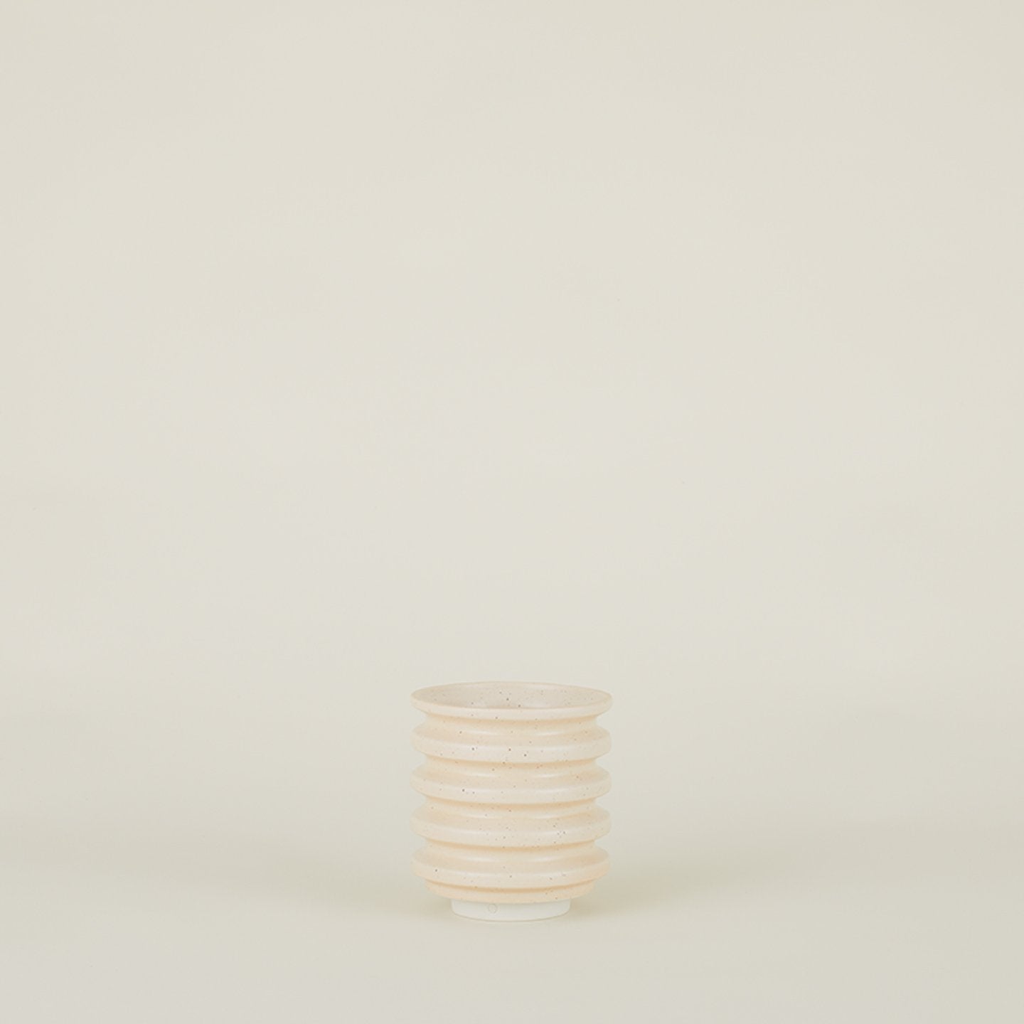 Contour Block Planter - Apricot