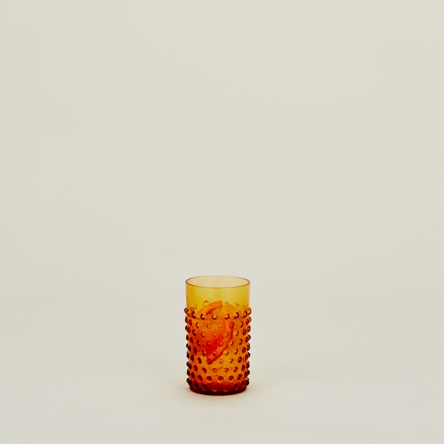 Hobnail Tumbler - Amber