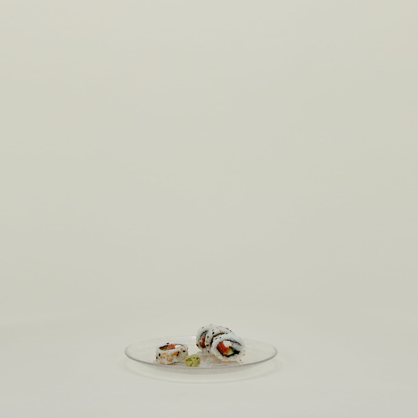 Glass Salad Plate - Clear