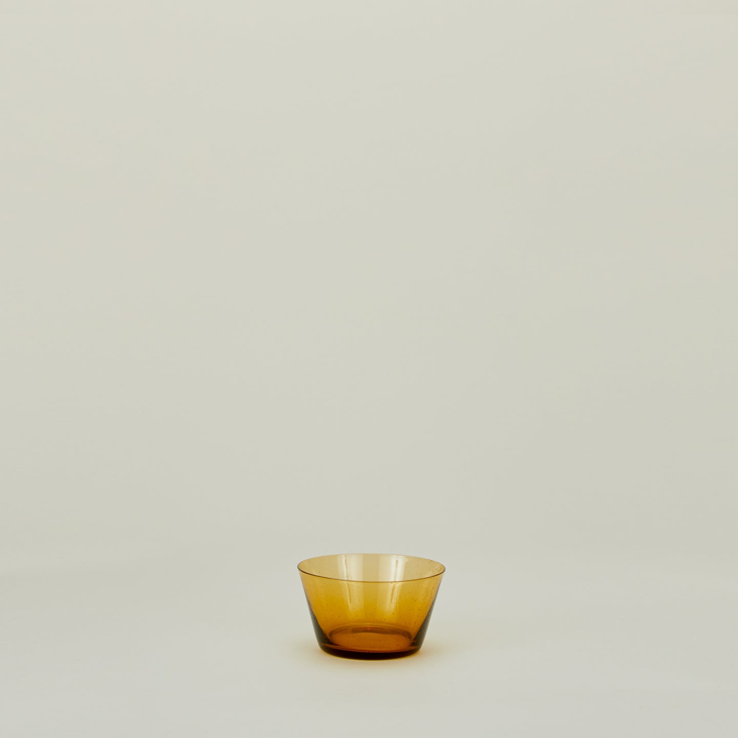 Glass Bowl - Amber