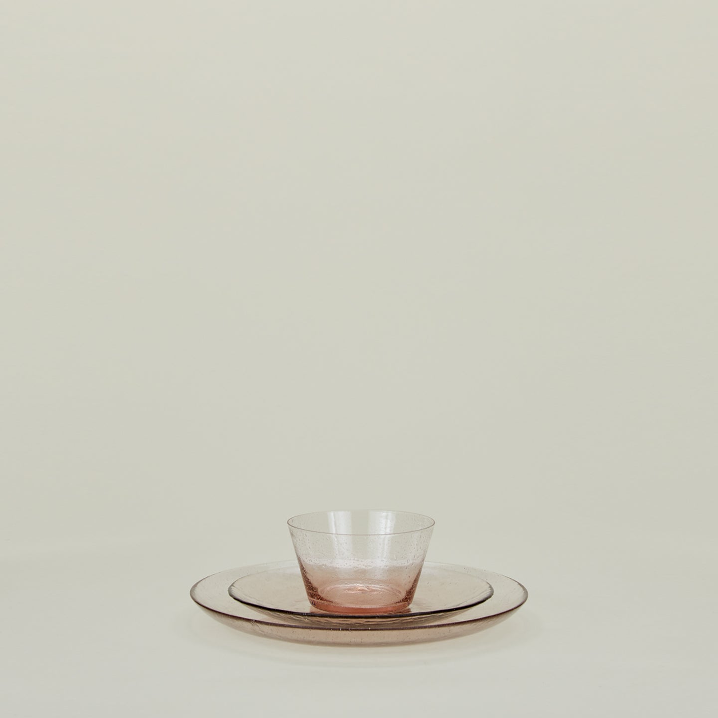 Glass Bowl - Blush