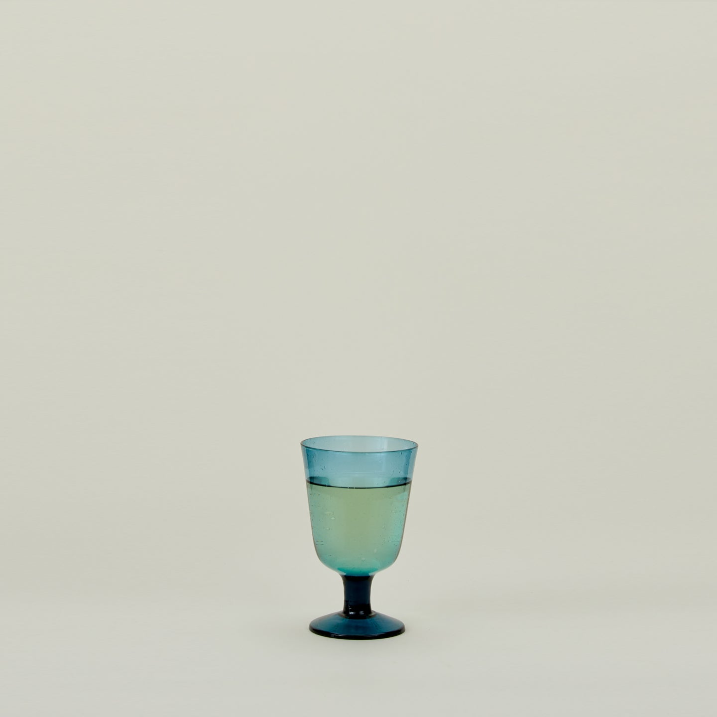 Stemmed Wine Glass - Peacock