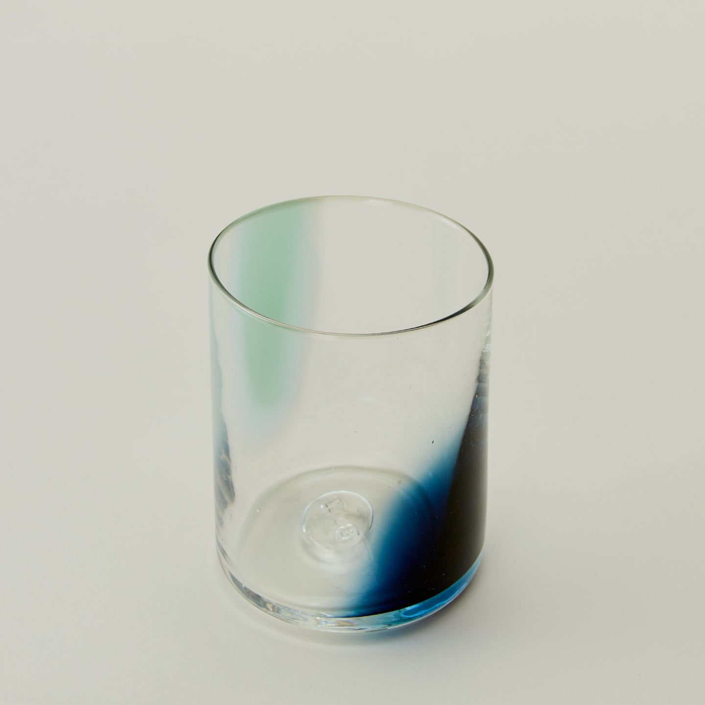 Hand Blown Tumbler - Peacock + Sky