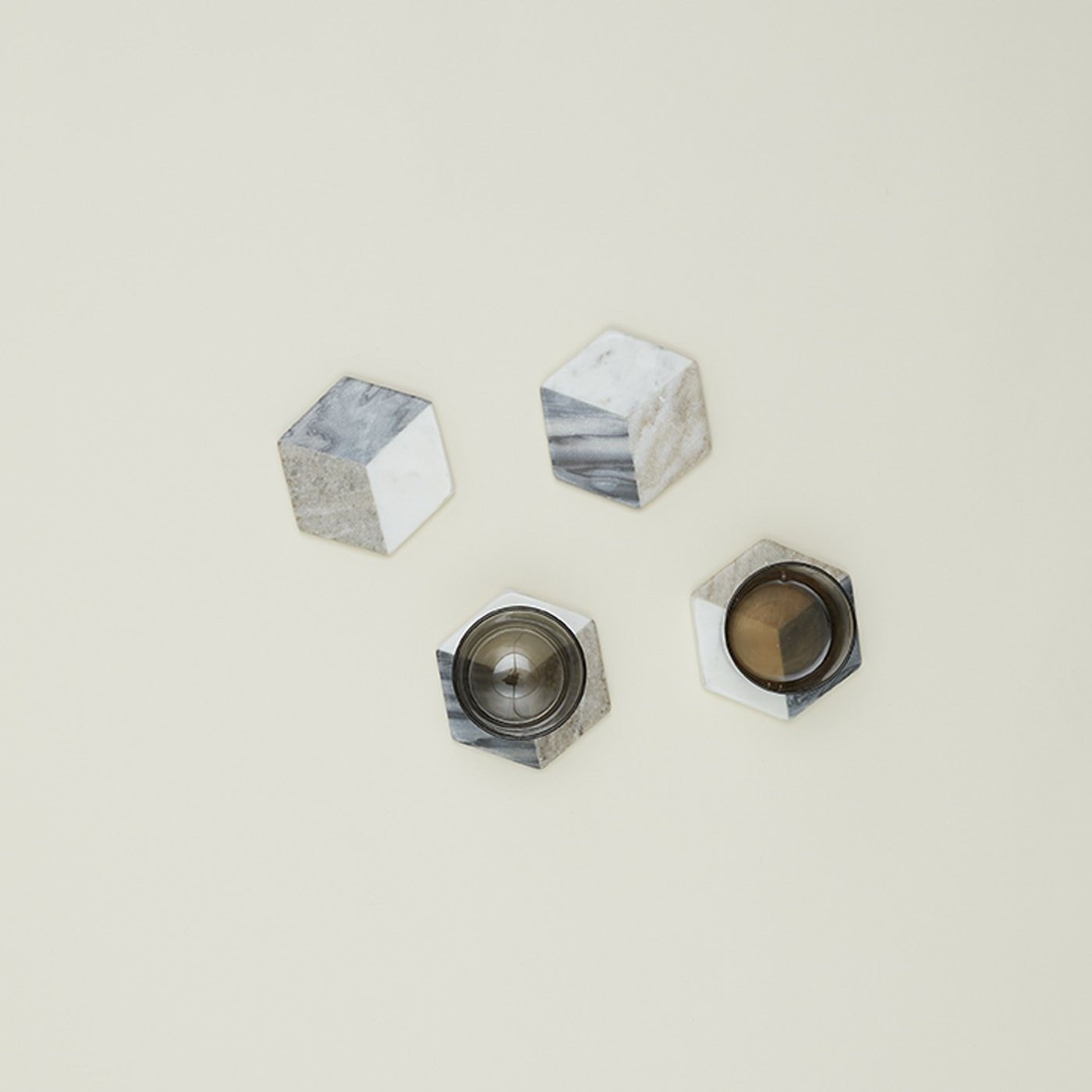 Geometric Marble Coasters