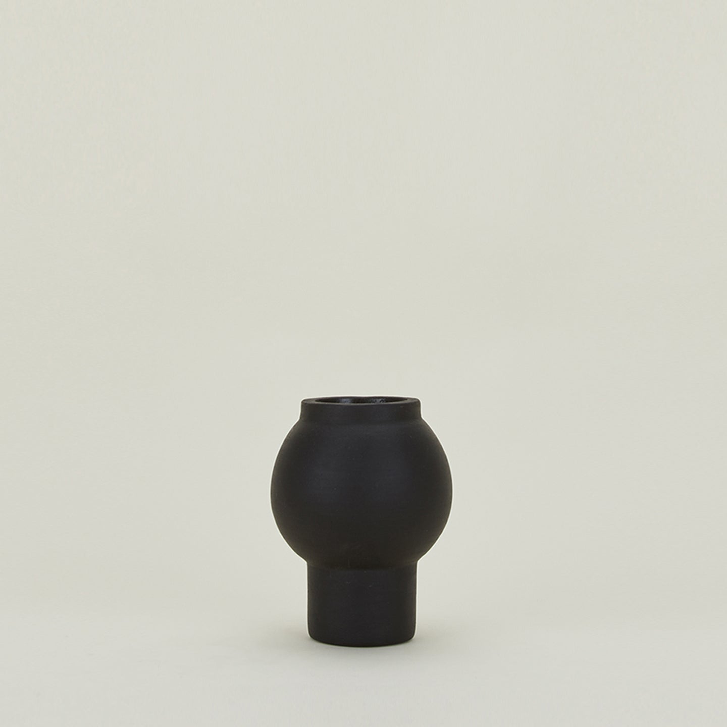 Handmade Black Terracotta Vase