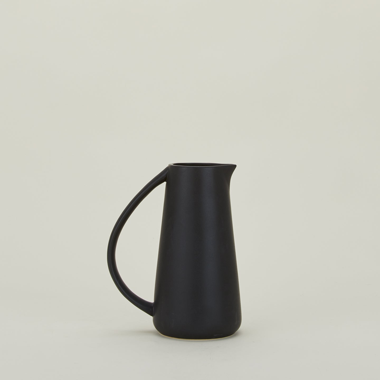 Minimal Stoneware Pitcher