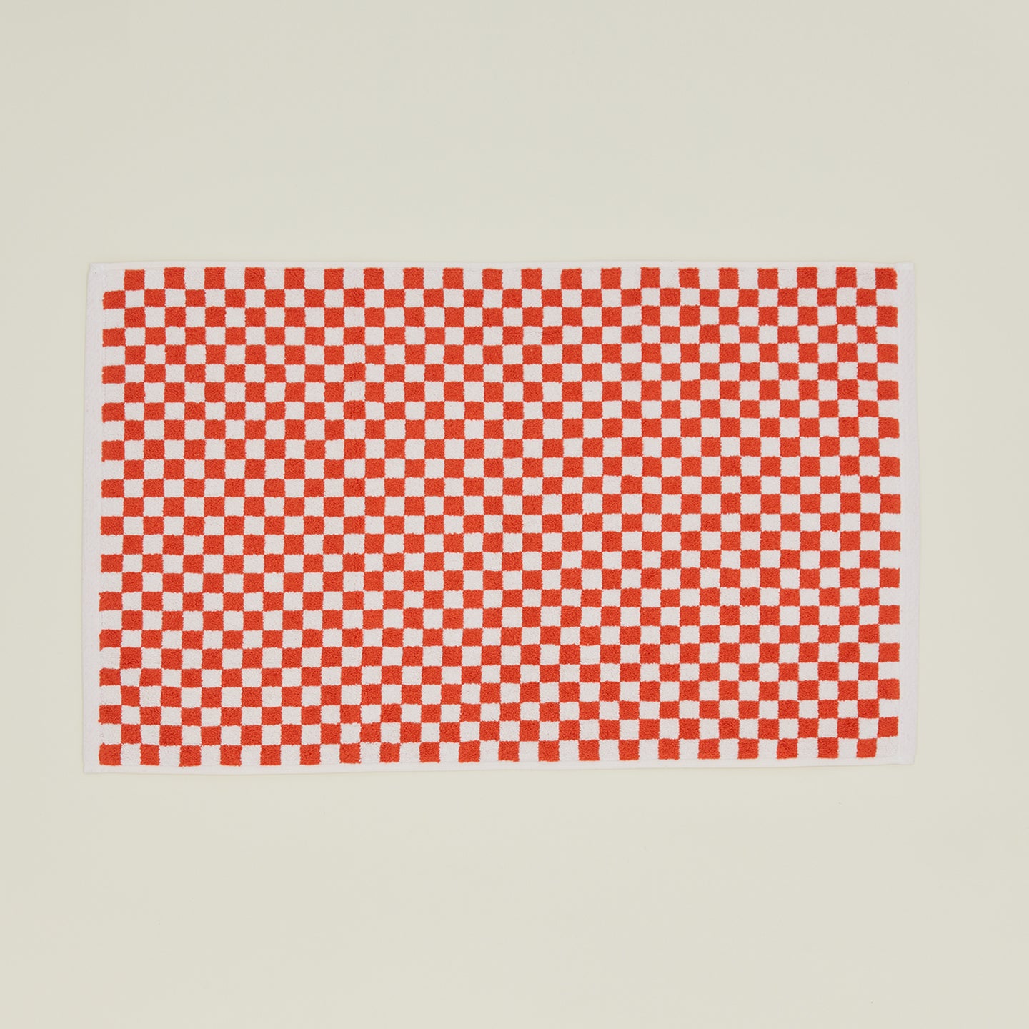 Roman Check Bath Mat - Paloma