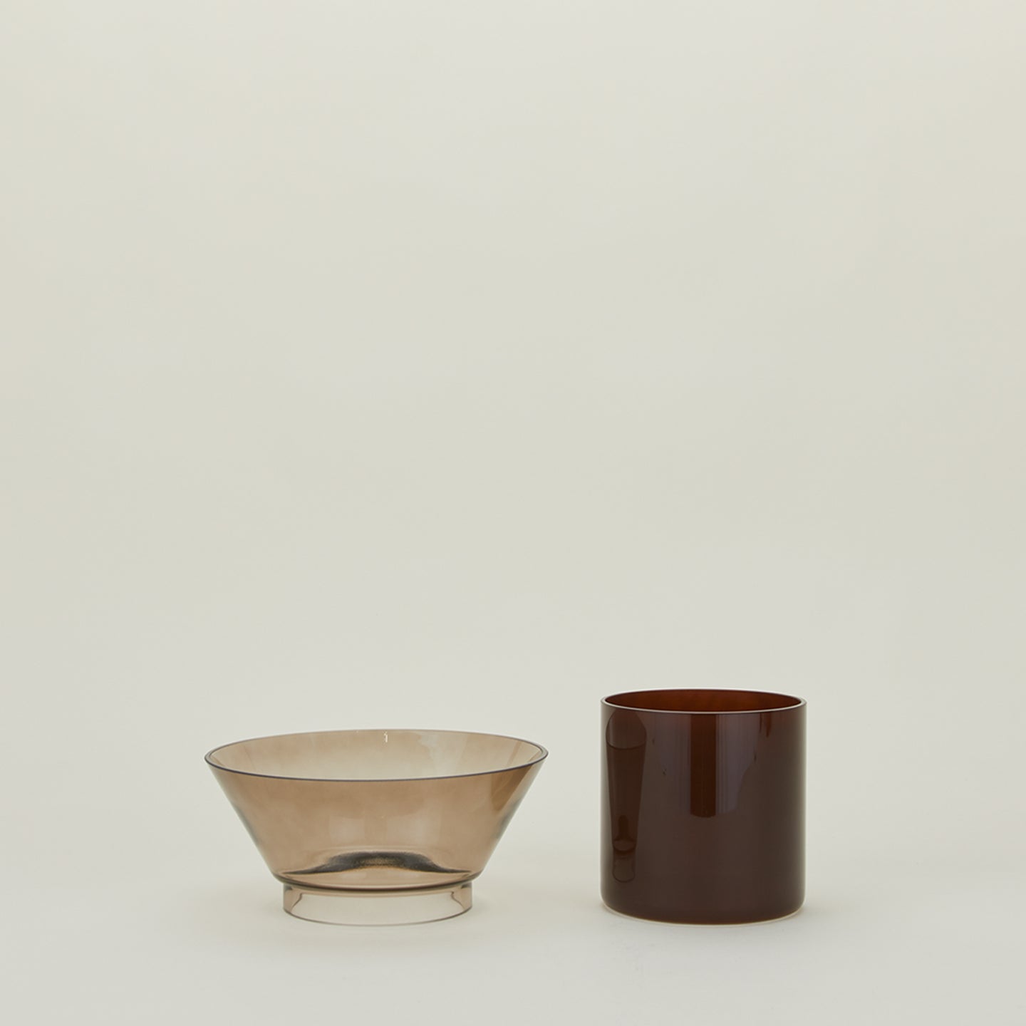 Georg Glass Vase - Smoke