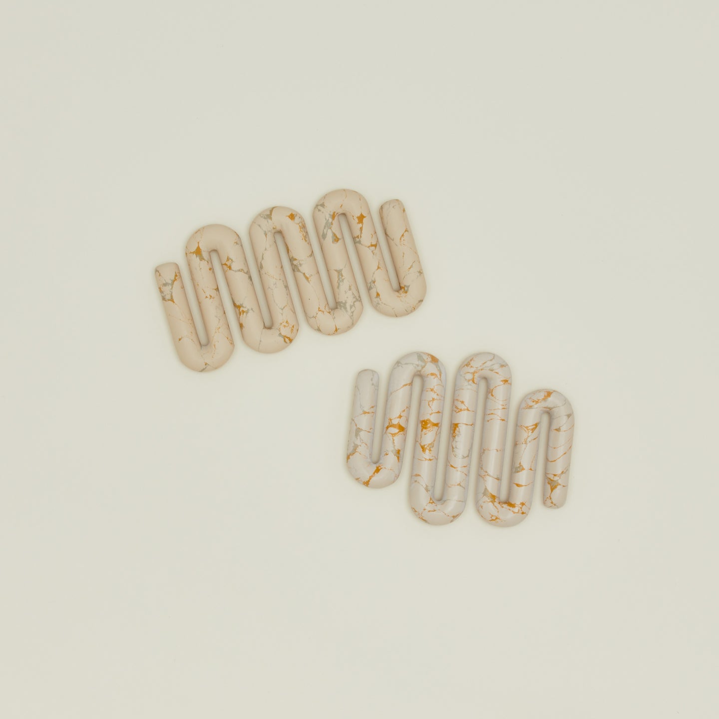 Squiggle Marble Trivet - Long