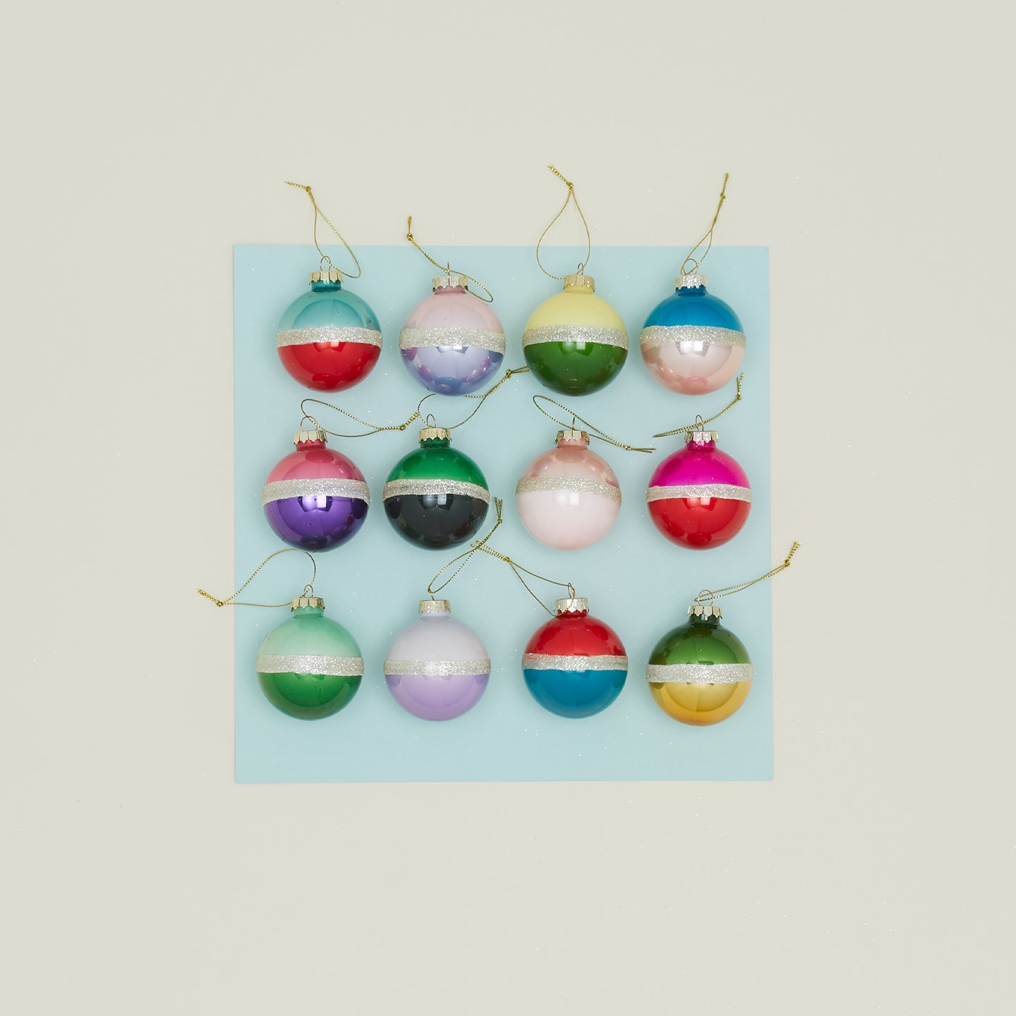 Small Hue Duo Bobble, Set of 12