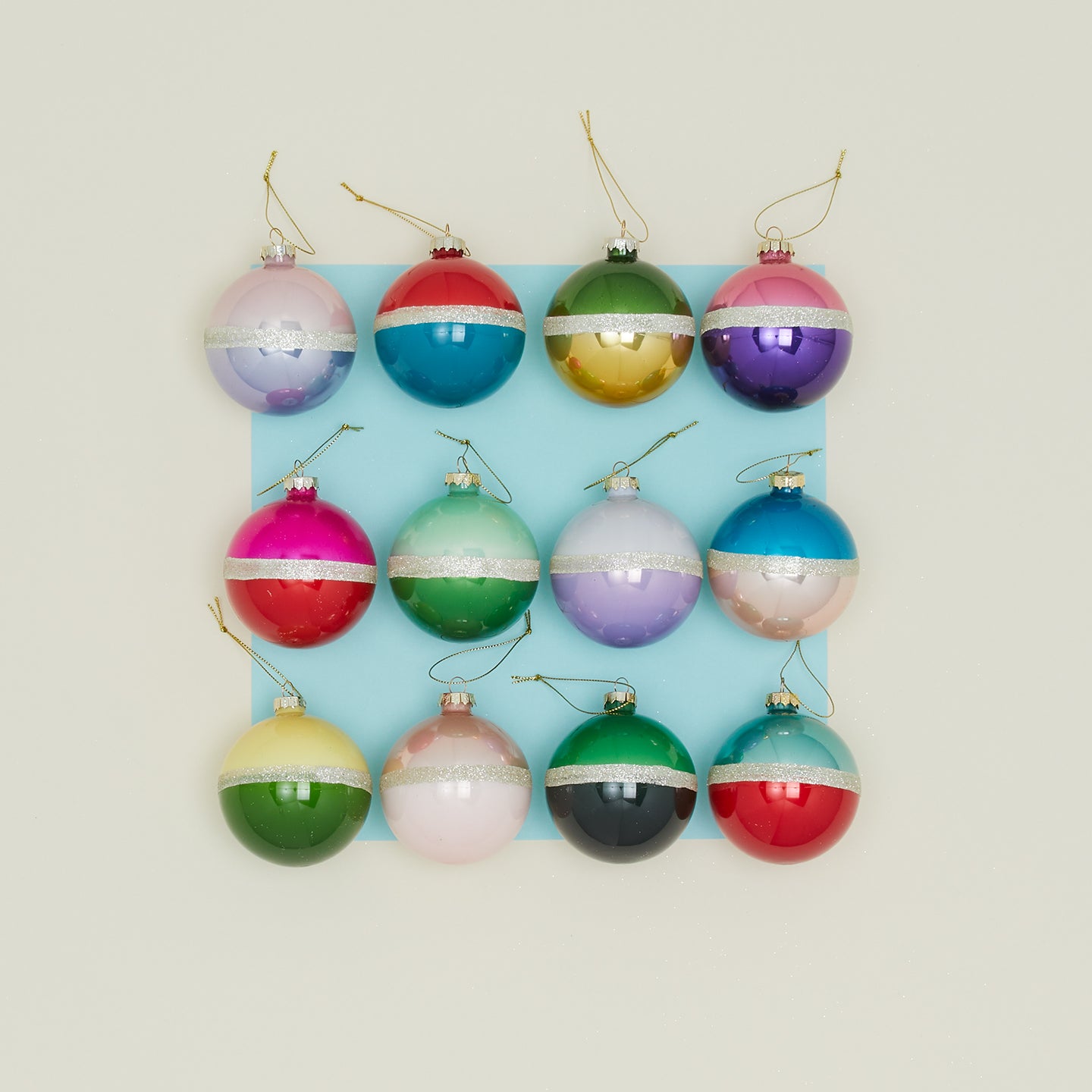 Large Hue Duo Bobble, Set of 12