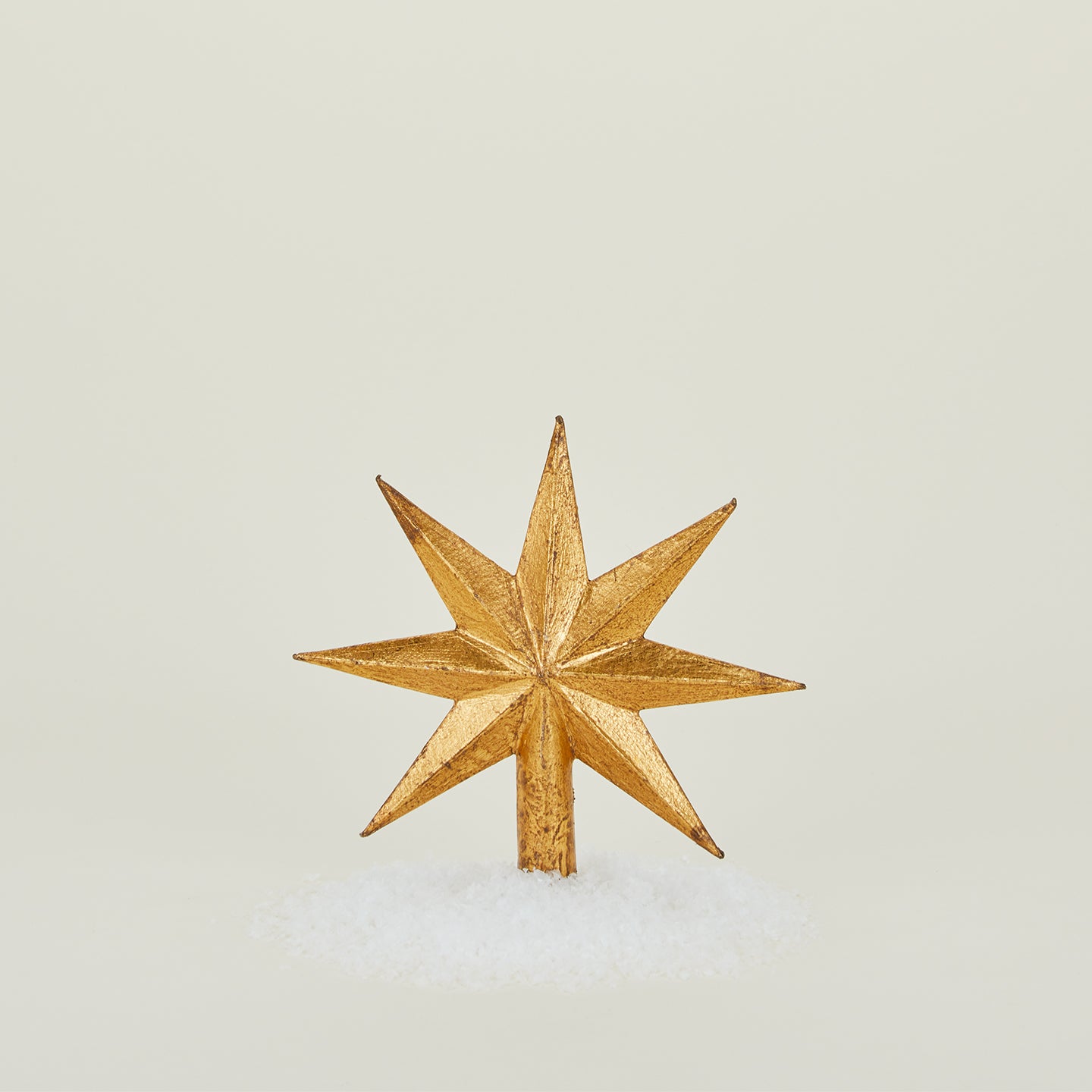 Paper Mache Tree Topper - Simple Star