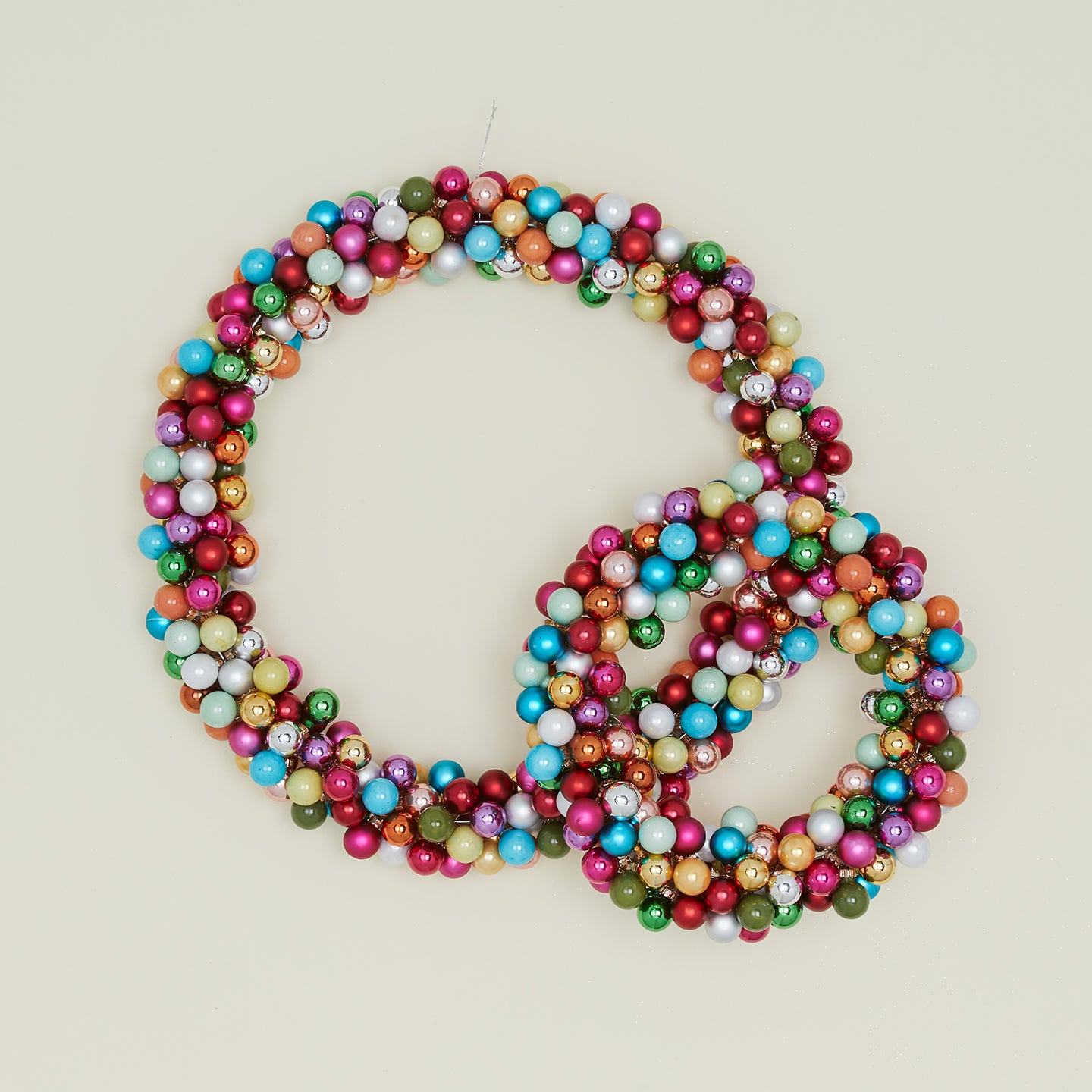 Large Merry + Bright Bauble Wreath