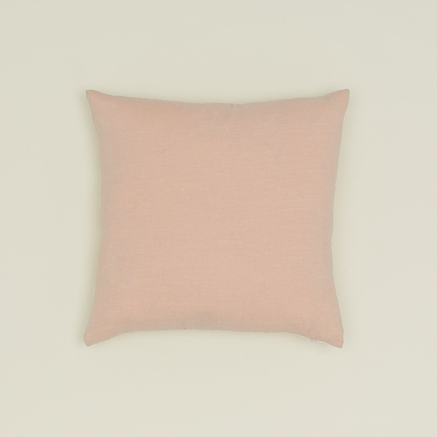 Reversible Velvet + Linen Pillow - Blush
